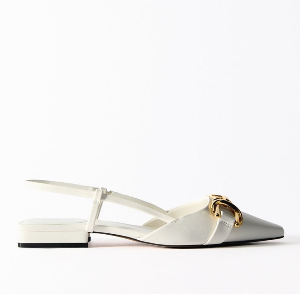 Embellished Flat Slingback